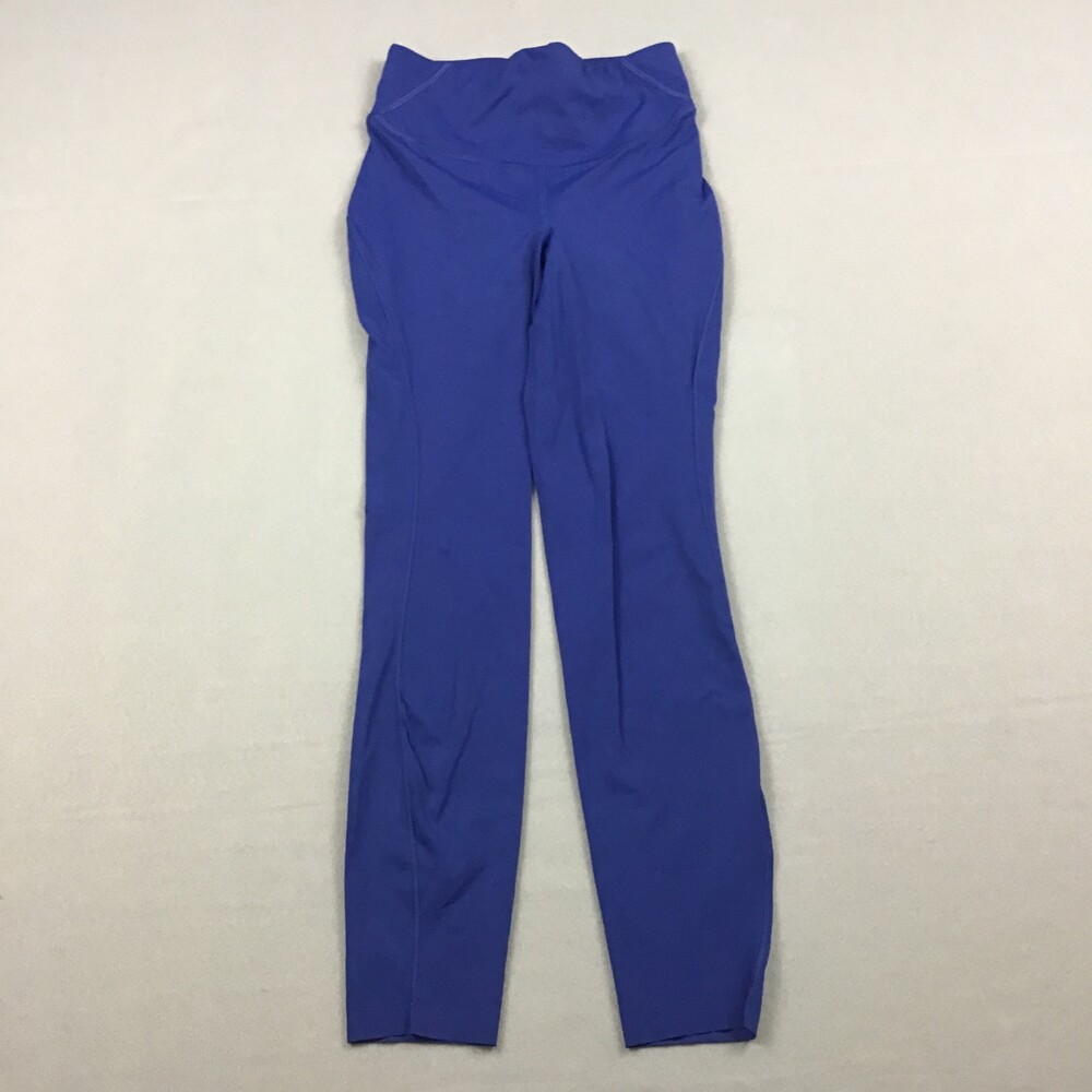 Lululemon Pants Women 4 Blue Solid Base Pace High-Rise Running Tight 25" Gym